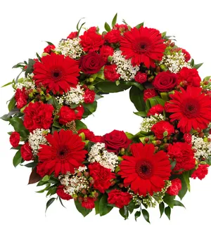 Florist Red Wreath Mix