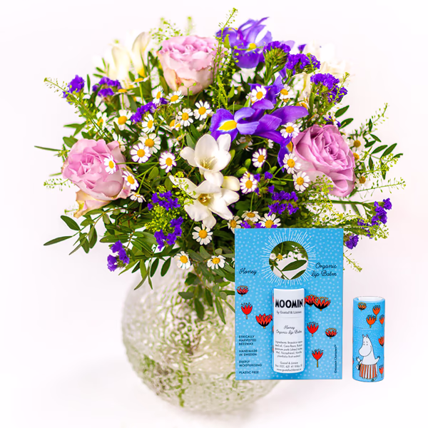 Iris Bouquet & Moomin Lip Balm