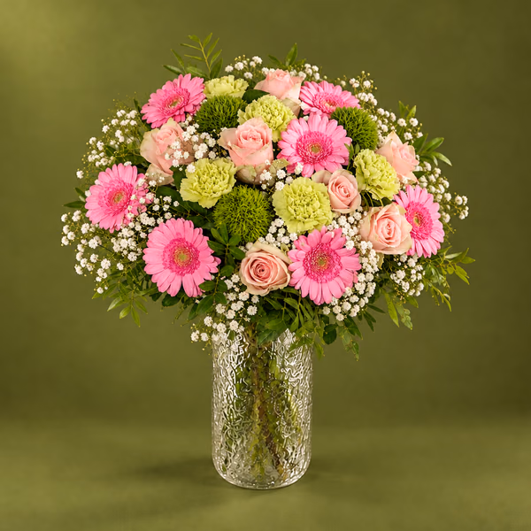 Mixed Pink Deluxe Bouquet