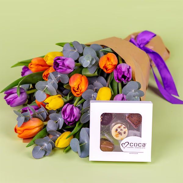 Tulipaner og sjokolade