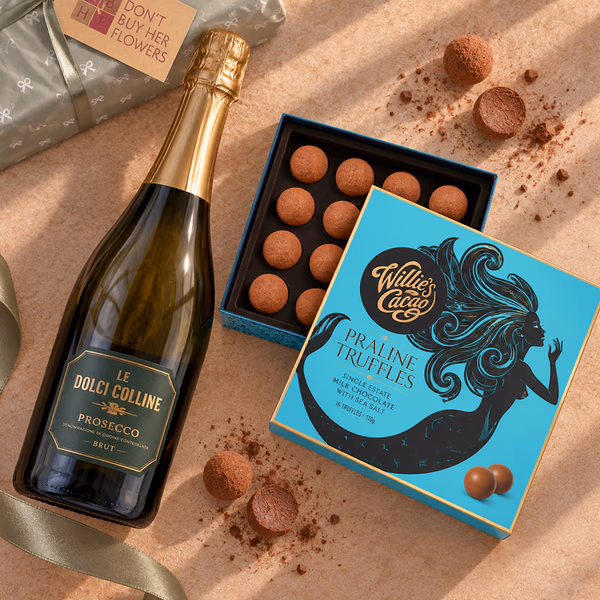 FIZZ & CHOCOLATE TRUFFLES HAMPER