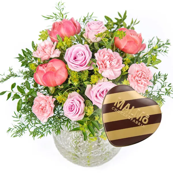 The peony's love & Chocolate pralines