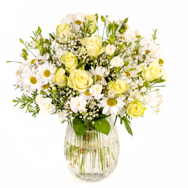 Blissful White Bouquet 🤍