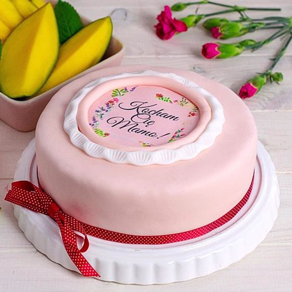Tort Kocham Cię, Mamo - Marakuja i Kokos