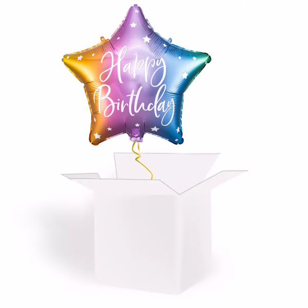 Balon z helem Sto lat - Kolorowy