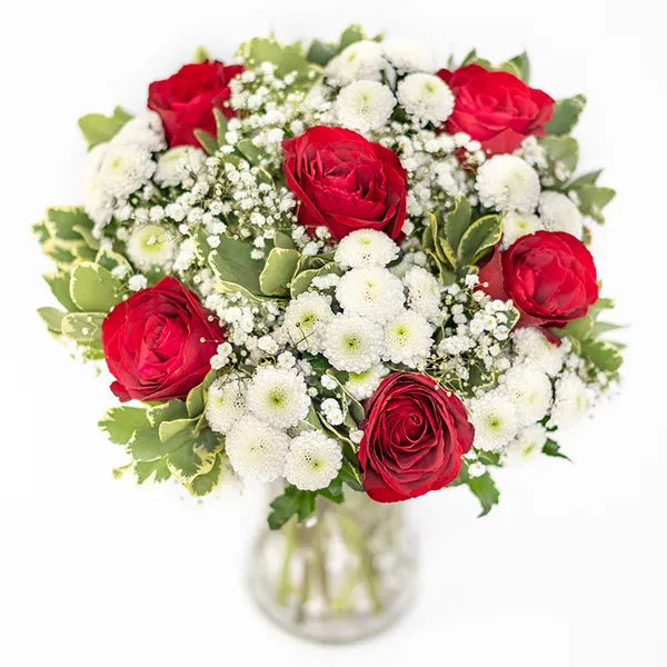 Mixed Red Roses