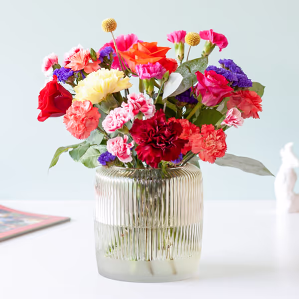 Flair brievenbus bloemen