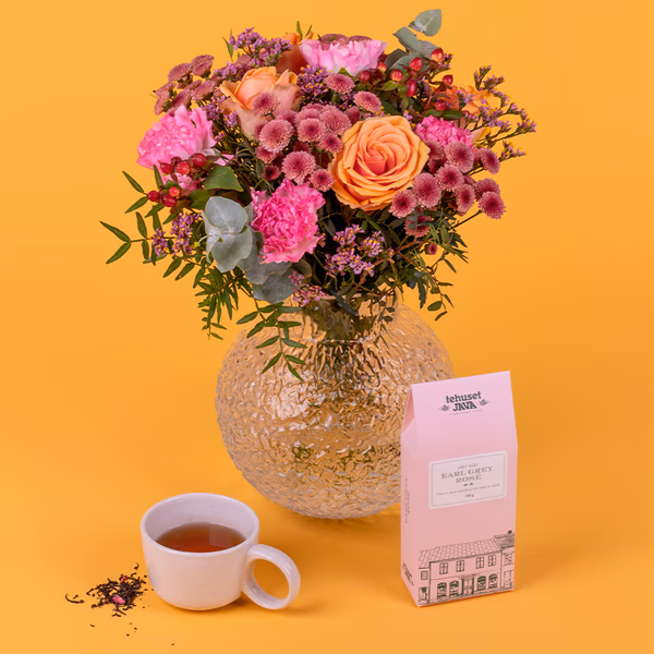 Bouquet and chocolate