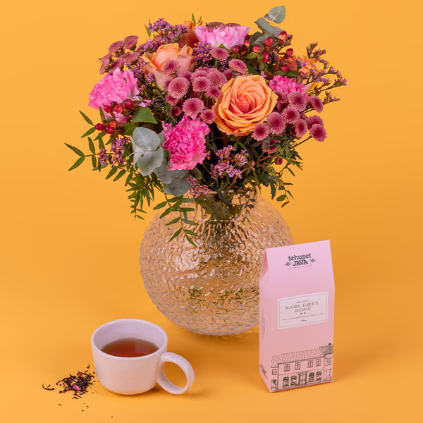 Bouquet and chocolate