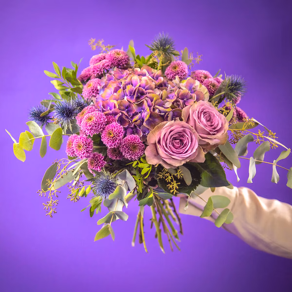 pink and purple bouquet
