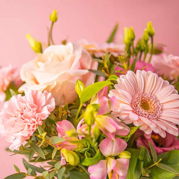 Lyserøde blomster