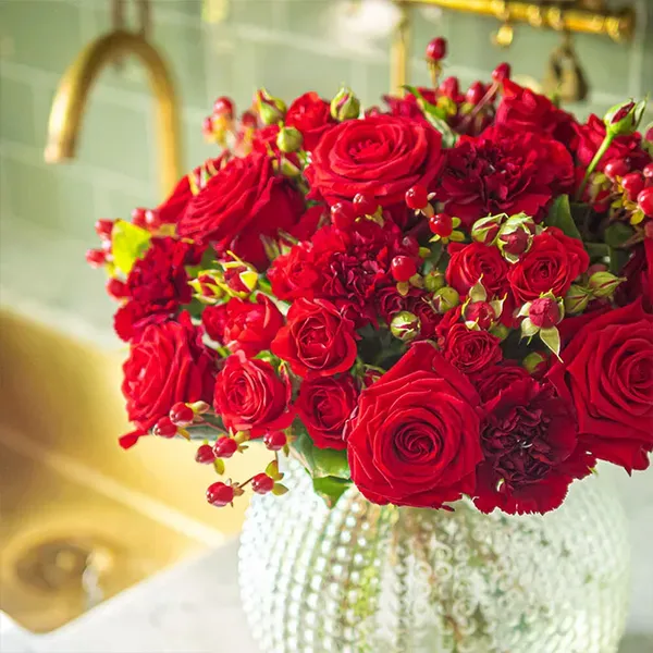 rote Blumen