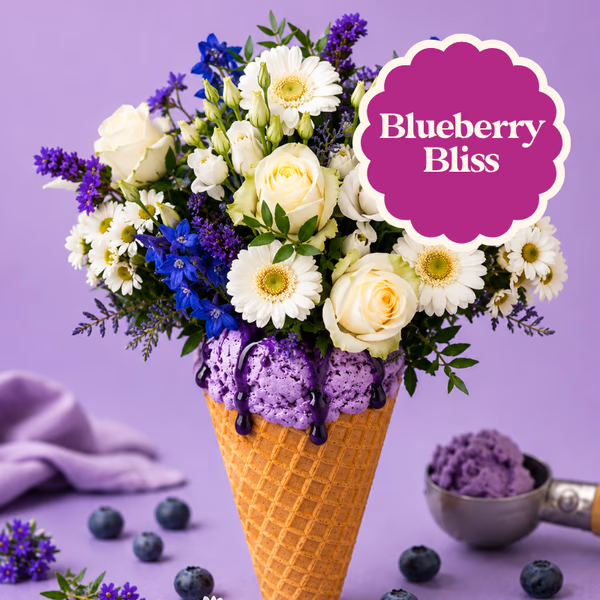 flowers and ice cream