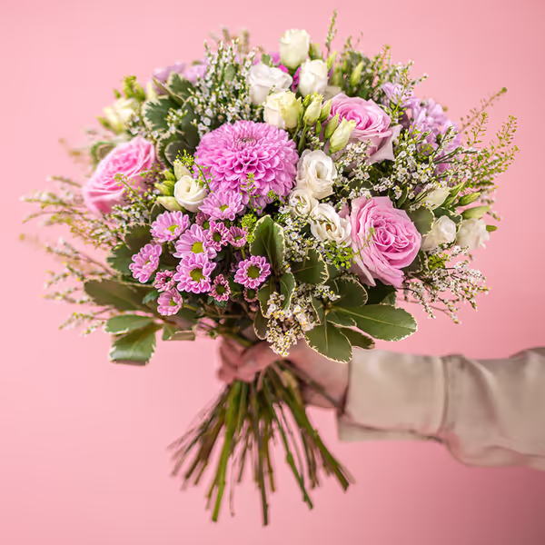 Rosa blomster