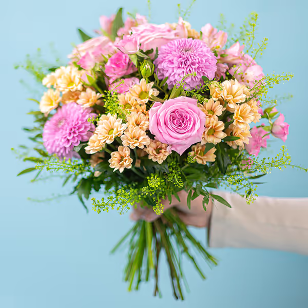 Pink and yellow bouquet