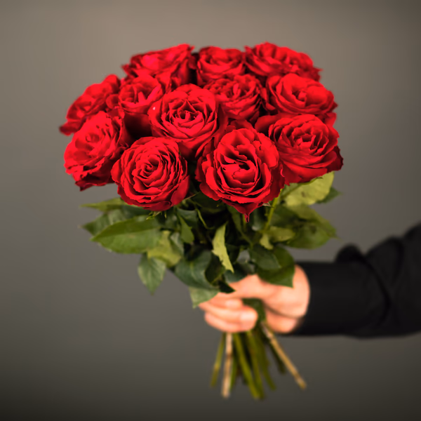 Red and pink flowers