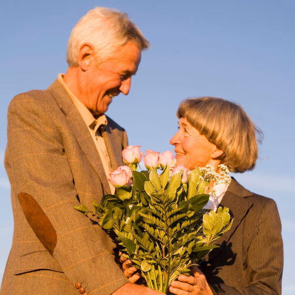 Blumen Goldene Hochzeit