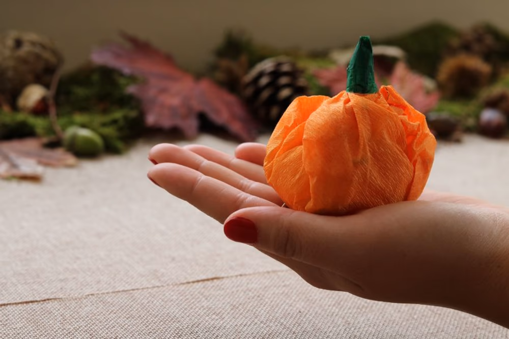 paper pumpkin