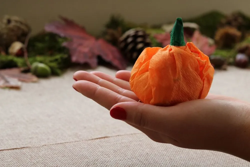 paper pumpkin