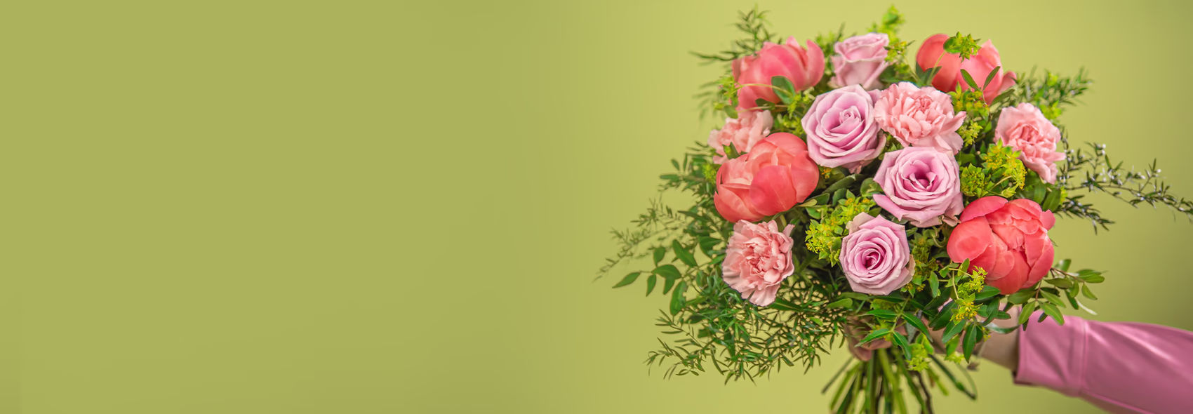 Pink peonies