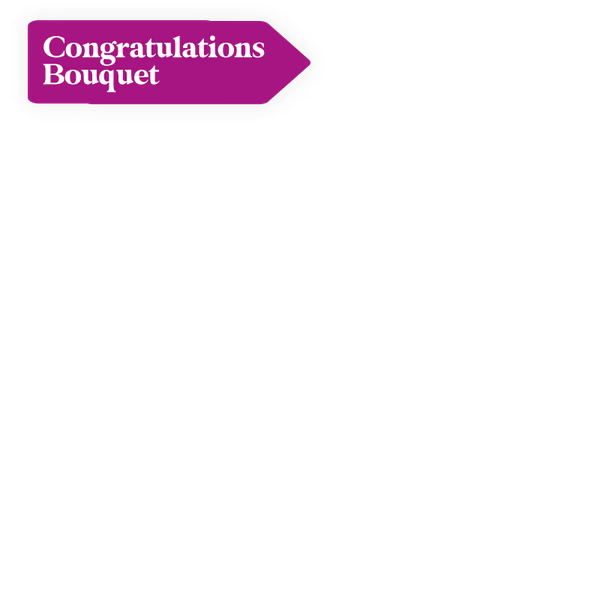 Congratulations bouquet