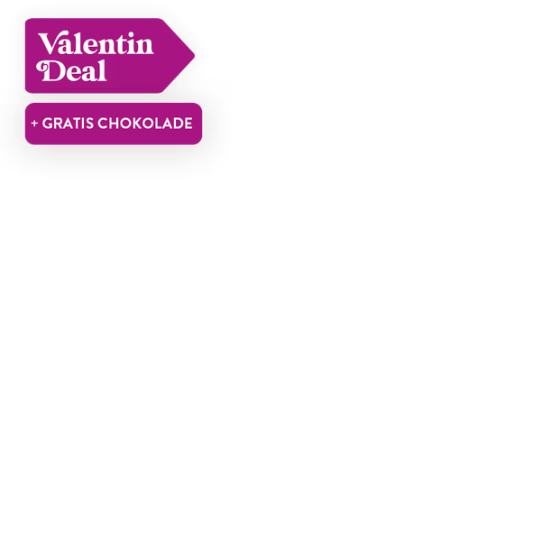 Valentins deal + Gratis choklad