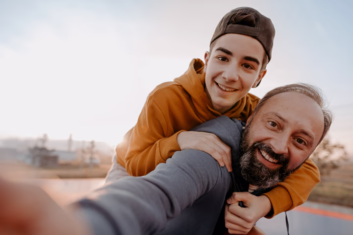 Father and son
