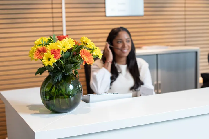 Private Bestellumgebung für Ihre Blumen