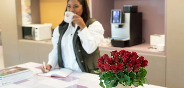 Blumen für neue Kollegen oder Pensionierung