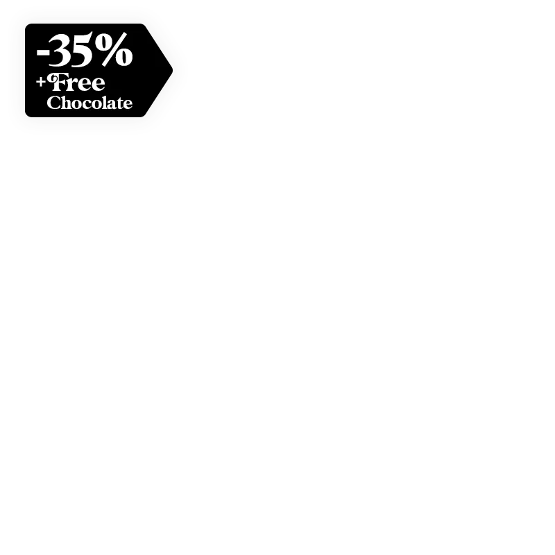 Save 35% + free chocolate